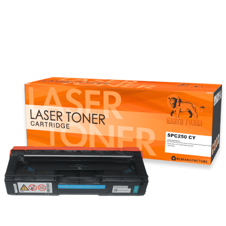 หมึกพิมพ์เลเซอร์ EARTH TONER รุ่น RICOH SPC250/SPC260/SPC261 สีฟ้า_0